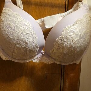 Victoria's Secret Light Lavender Lace Push-Up Bra